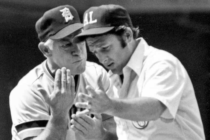 ORG XMIT: NY184 FILE - In this June 22, 1980 file photo, Detroit Tigers manager Sparky...