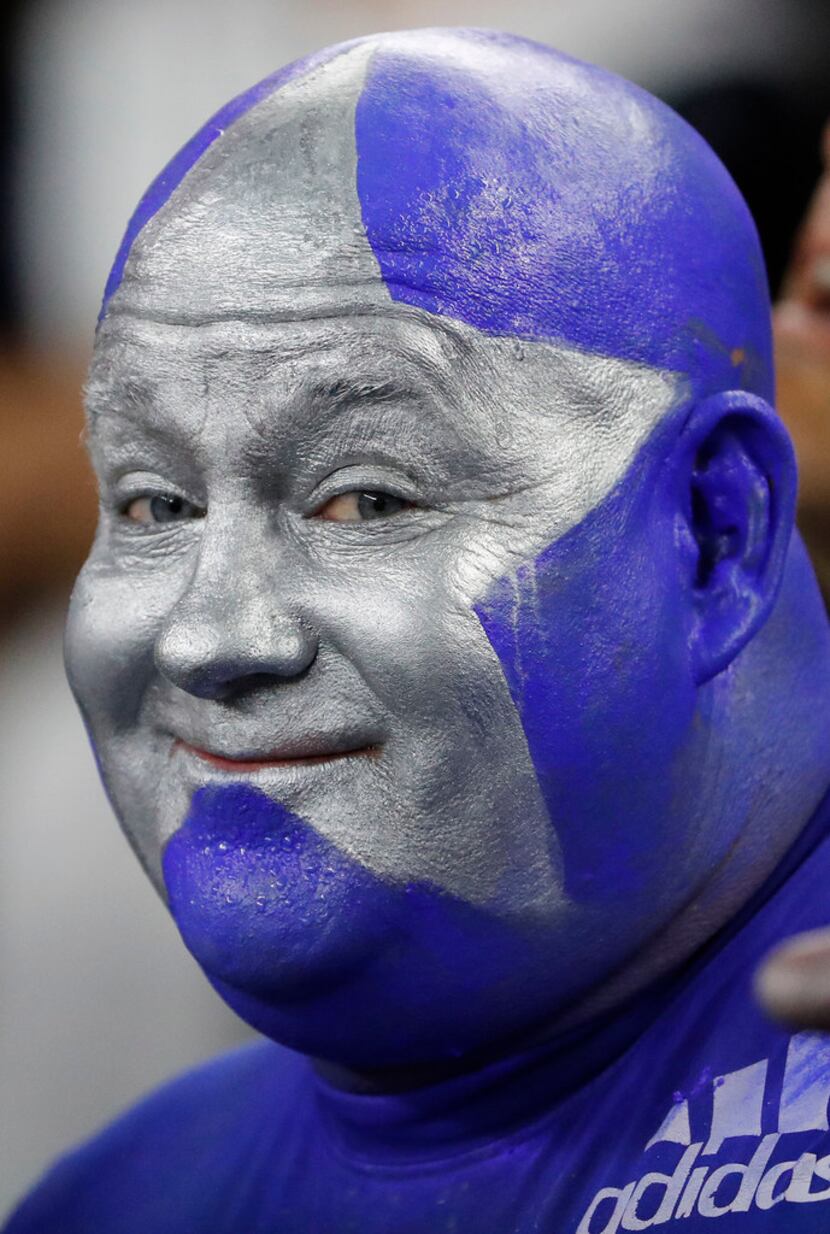If you've ever painted your face like Slim Hackett, you might be a Dallas Cowboys fan.