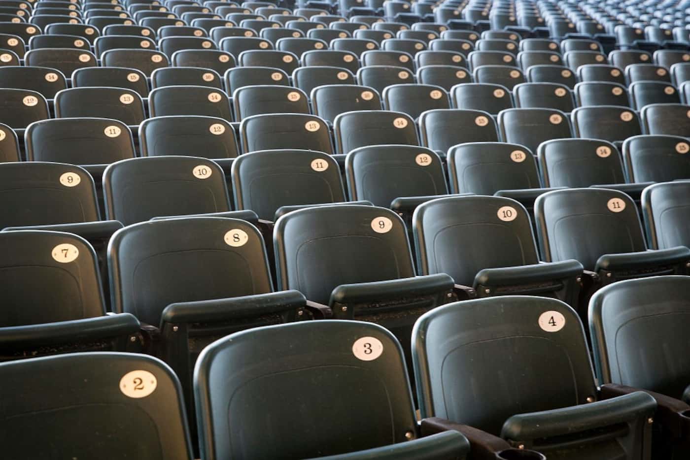 All 6,900-plus seats inside Starplex Pavilion have been replaced since last September....