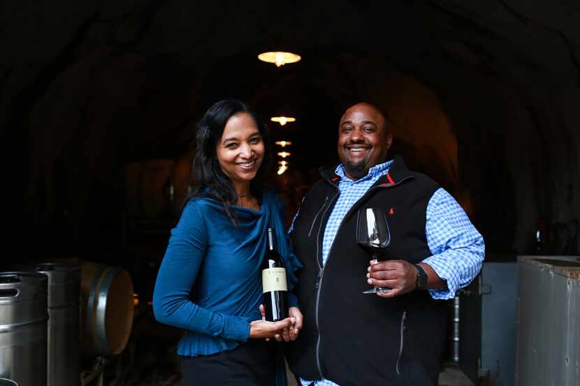 Coral and David Brown of Brown Estate wines in Napa Valley