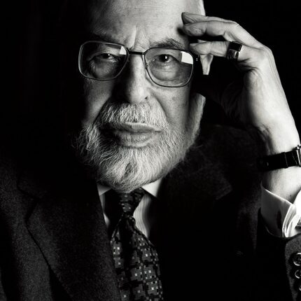 Stanley Marcus photographed in his office on December 14, 1994.