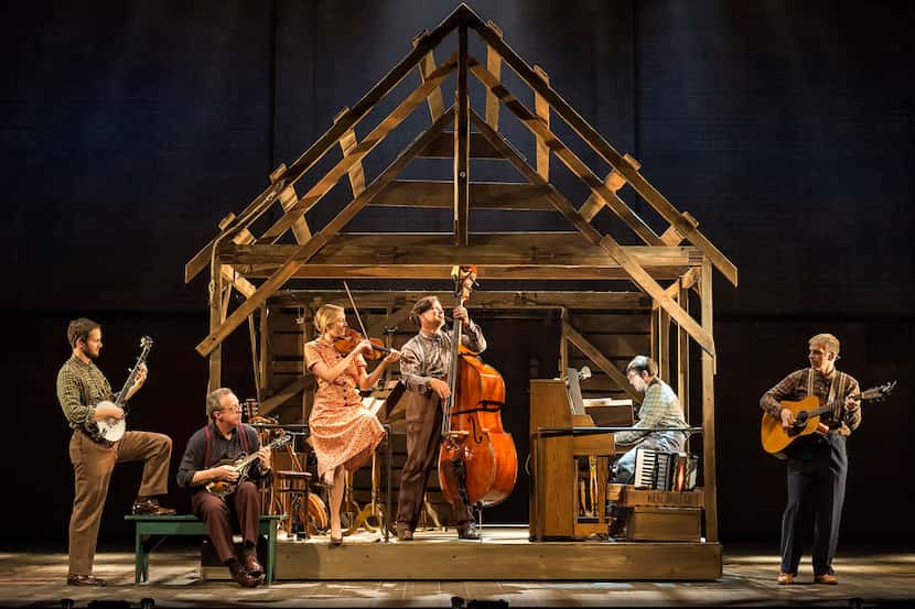 The Bright Star Band performs onstage during the national tour of the Tony-nominated musical...