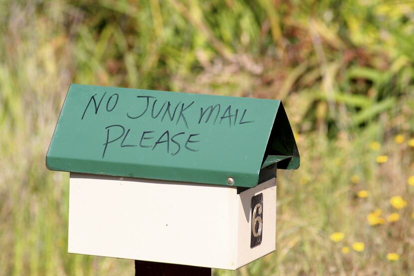 ORG XMIT: *S0421176726* For Marni Jameson column: Saying no to junk mail can help you lose...
