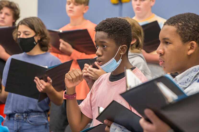 The Faubion Middle School Cambiata Tenor-Bass Choir has been selected as one of four in the...