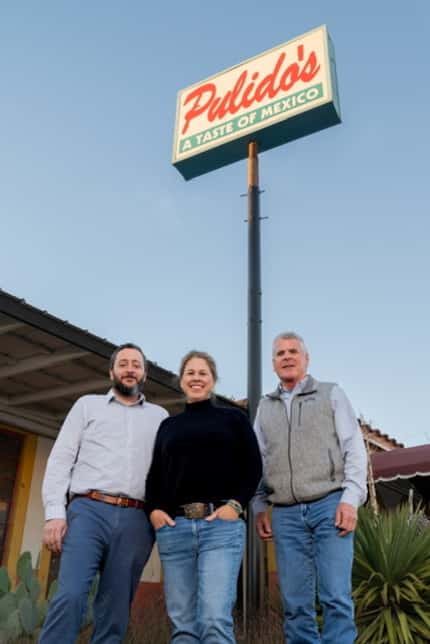 Marc McBride, Gigi Howell and Bourke Harvey of Westland Restaurant Group purchased Pulido's...