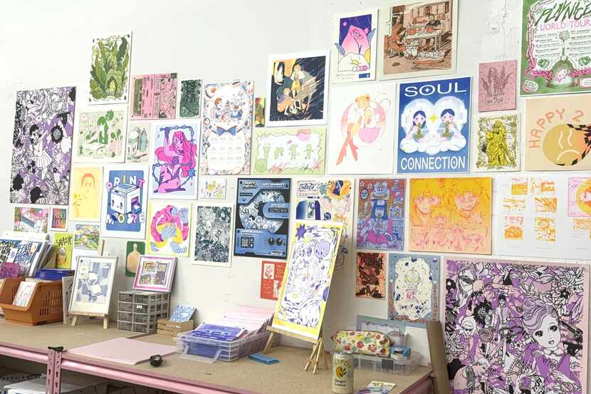 Play Nice Press is a risograph printing press based in Dallas that works with artists who...