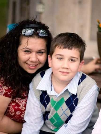 Lorenzo Fullen and his mom, Lori Fullen, around the time he was first diagnosed. The Fullens...