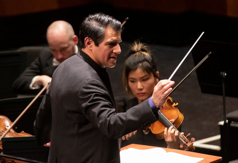 Miguel Harth-Beyodya conducts the Fort Worth Symphony Orchestra in Beethoven's Concerto No....