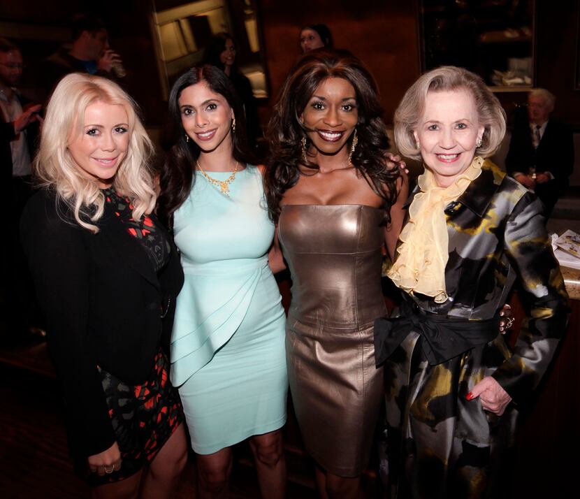 Paige Hardison (from left), Priya Rathod, Nicole Barrett and Yvonne Crumb were photographed...