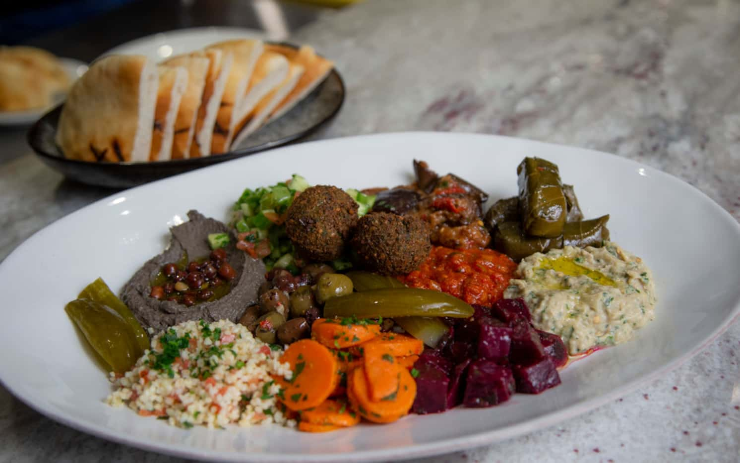 The meze platter