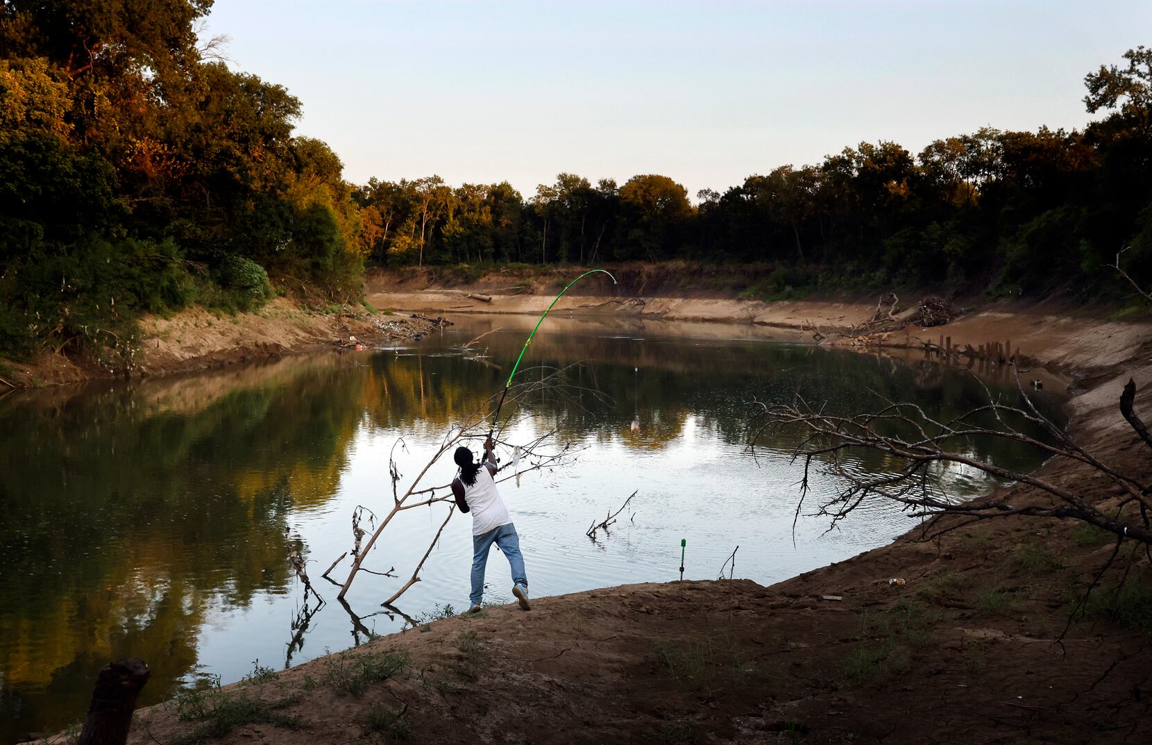 Cowboys and alligator gar.' Anglers flock to North Texas' Trinity