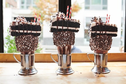 Would you believe us if we said the Cookies 'N Creme milkshake from Black Tap Craft Burgers...