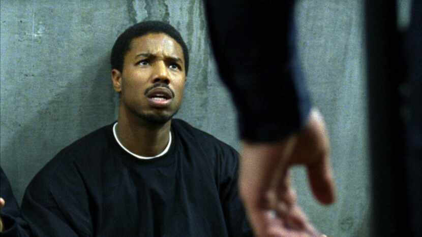 This film publicity image released by The Weinstein Company shows Michael B. Jordan in a...