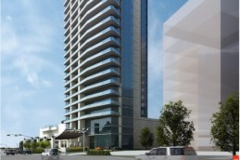  Condos in the Windrose Tower at Legacy West start at more than $500,000. (GDA)