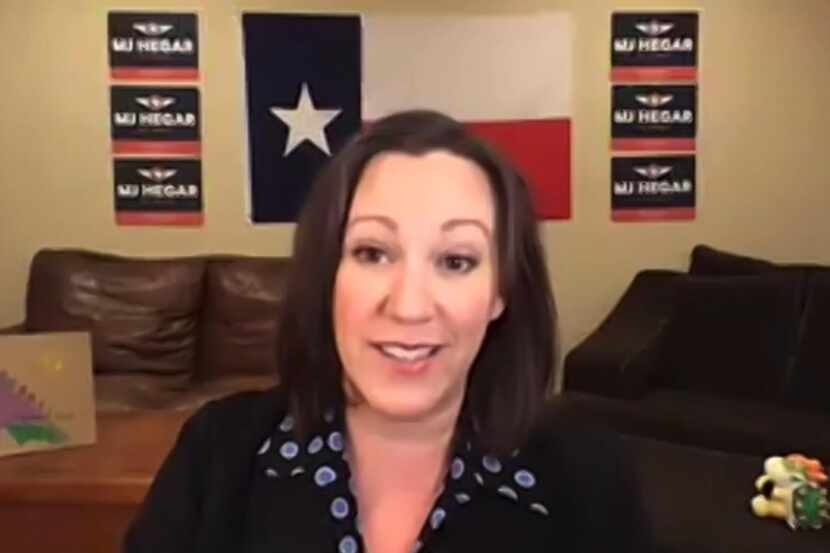MJ Hegar, the winner in Texas' Democratic runoff for U.S. Senate, insists she has momentum...
