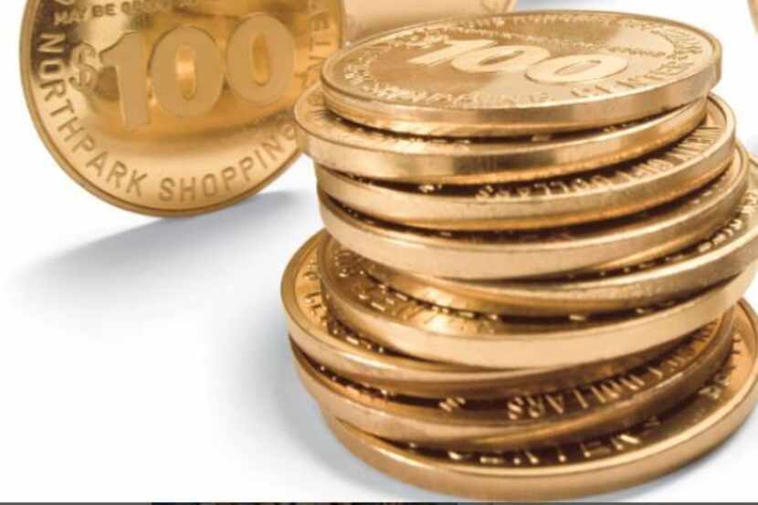 NorthPark Gold gift coins have been a tradition at the mall for decades.