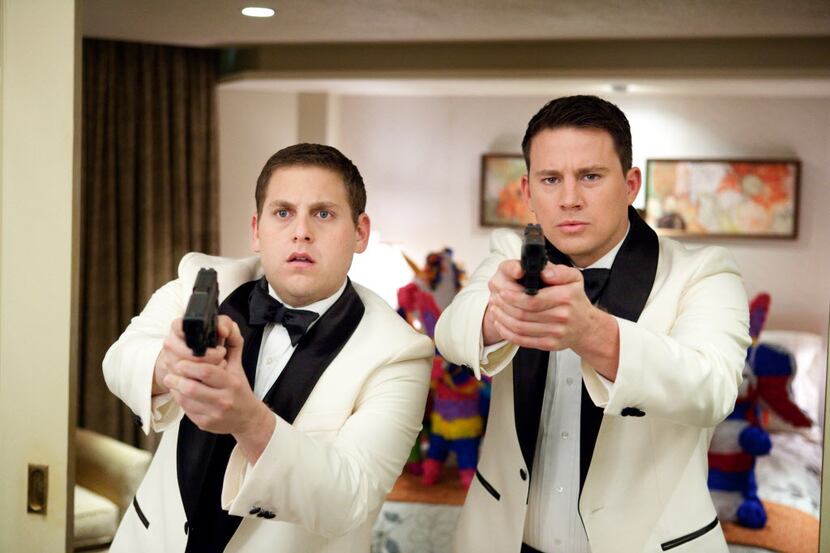 Jonah Hill, left, and Channing Tatum star in Columbia Pictures' action comedy "21 Jump Street."
