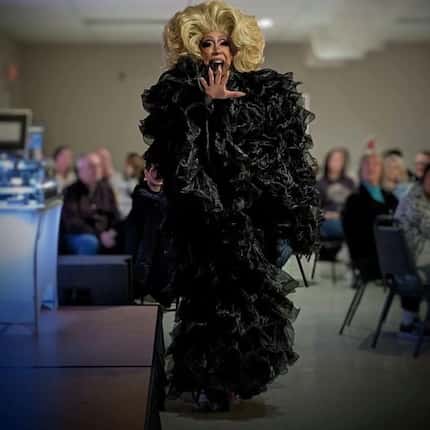 Drag queen Liquor Mini has hosted LGBT events in Dallas for more than 10 years.