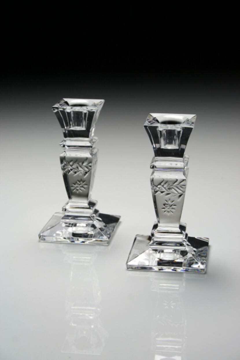 Petite Catherine hand-cut crystal by William Yeoward packs a pretty punch at only 5 inches...