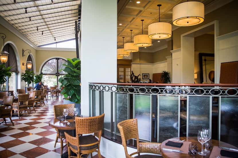 The dining area at LAW at the Four Seasons Resort and Club Dallas at Las Colinas is pictured...
