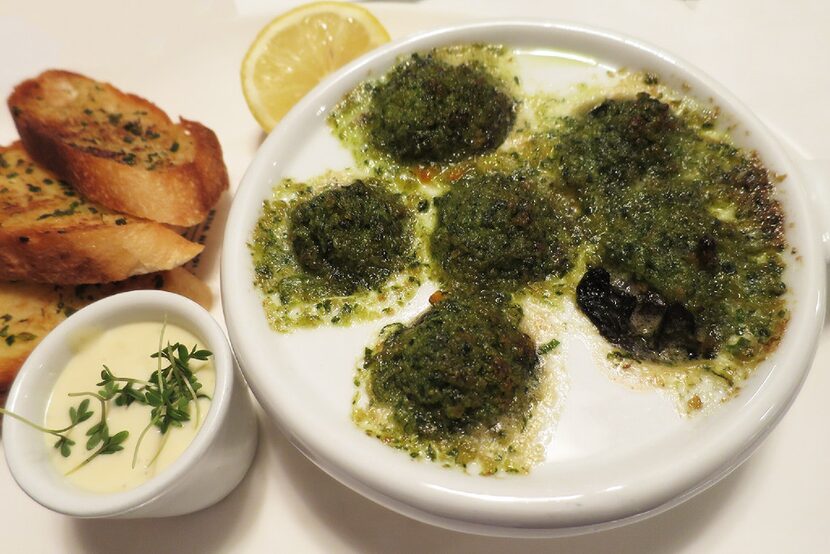 Escargot   la bourguignonne served at Zum Schwarzen Kameel (Black Camel) in Vienna.