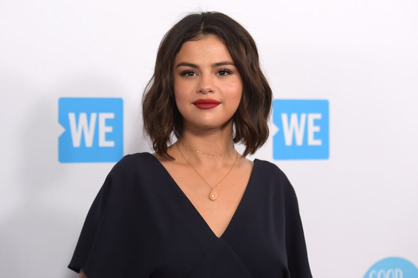 In this April 19, 2018 file photo, Selena Gomez arrives at WE Day California in Inglewood,...