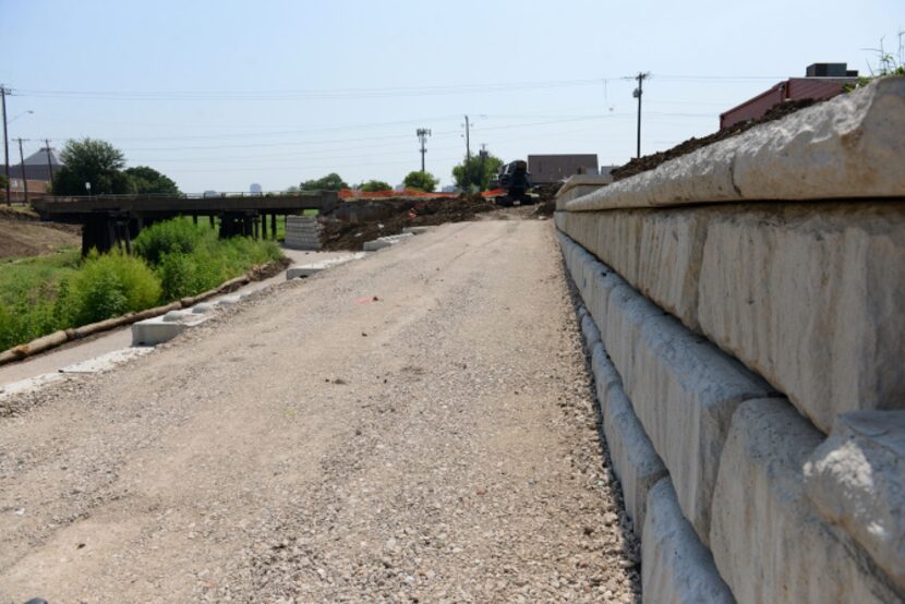 Construction has begun on theTrinity Strand Trail, an 8-mile trail to connect the Katy...