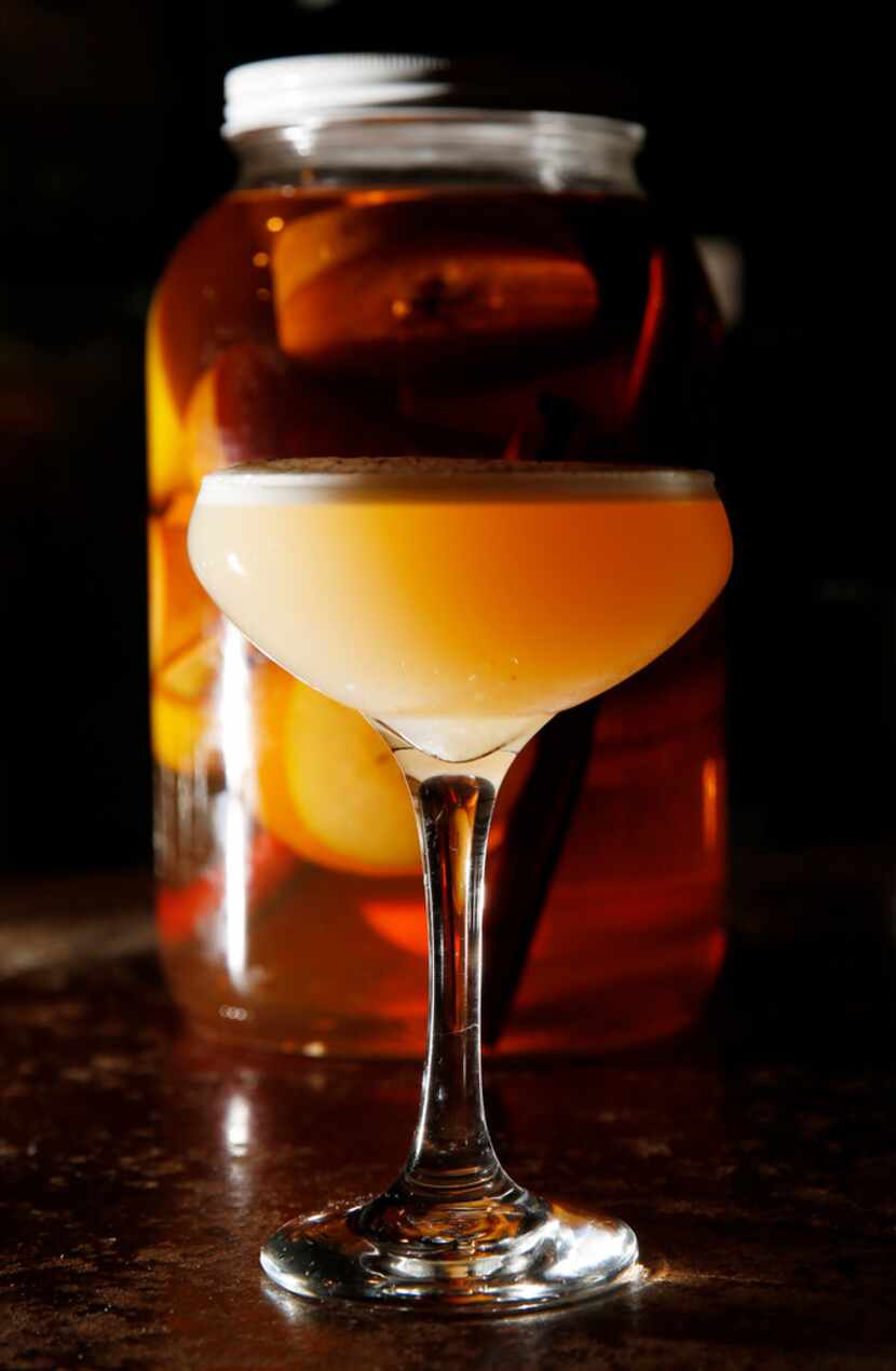 14 Pears, an infused cocktail made with a pear-and-cinnamon-infused vodka at Harvest...