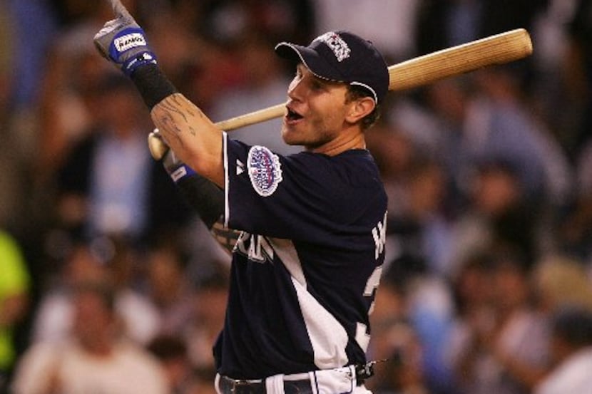 Sammy Sosa during the 2002 Home Run Derby at Miller Park on July 8