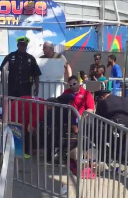  A worker was injured when a wheel came off the Crazy Mouse at the State Fair of Texas...