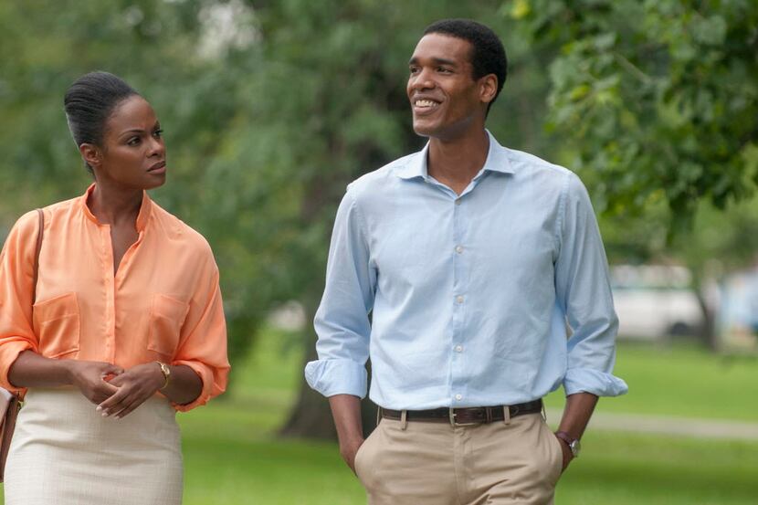 Tika Sumpter and Parker Sawyers in "Southside with You." (Matt Dinerstein/Miramax/Roadside...