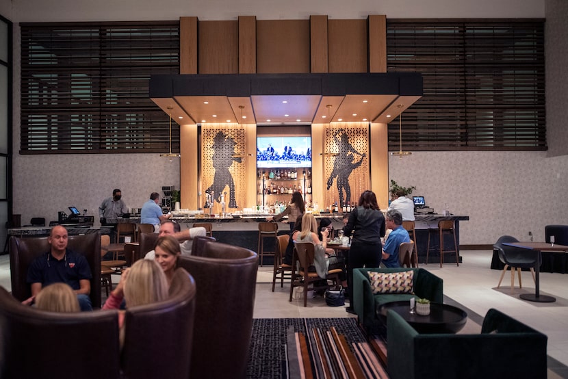 The main dining area at Seely's Mill is located inside the Beeman Hotel in Dallas.