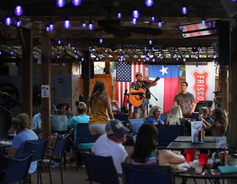 Patrick Casey, center, performs at Stan's.