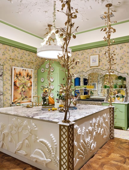 Creative Tonic Design dreamed up "The Citrus Garden," a kitchen sanctuary full of vibrant...