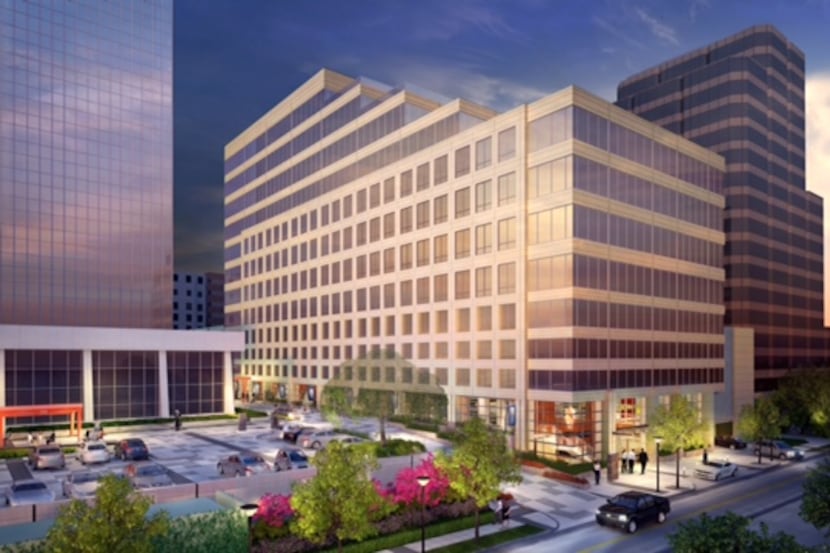 The 12-story office tower is planned just east of the Dallas North Tollway. (PegasusAblon)