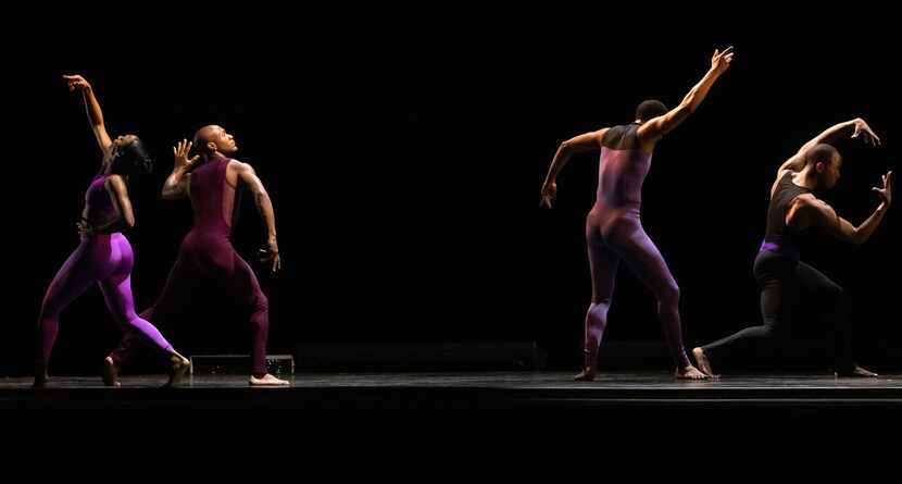 Dallas Black Dance Theatre performs "Execution of a Sentiment" during "Together We Dance" at...