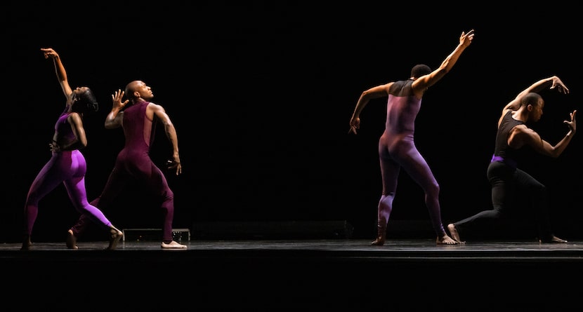 Dallas Black Dance Theatre performs "Execution of a Sentiment" during "Together We Dance" at...