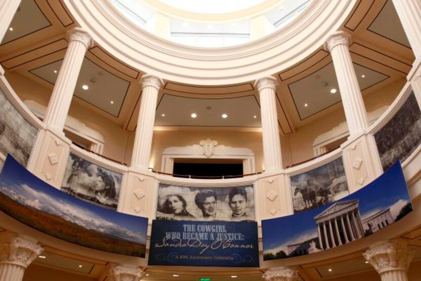 
The soaring entryway at the National Cowgirl Museum and Hall of Fame
