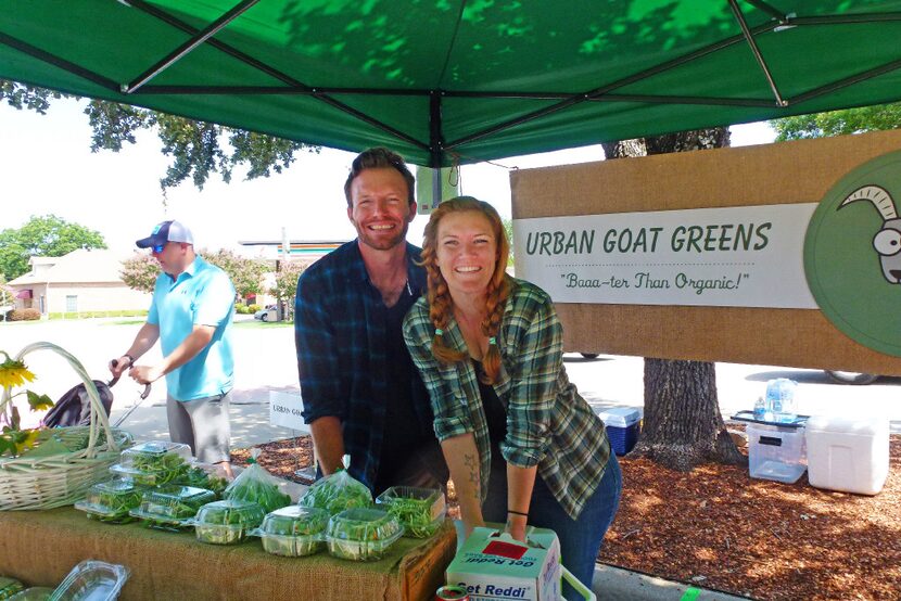 Zachariah Smith and Molly Andrews have just started growing their microgreens and baby salad...