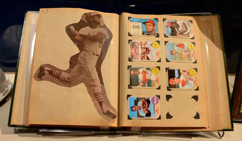 
A scrapbook assembled by Neil Bush and George W. Bush as kids with autographed baseball...