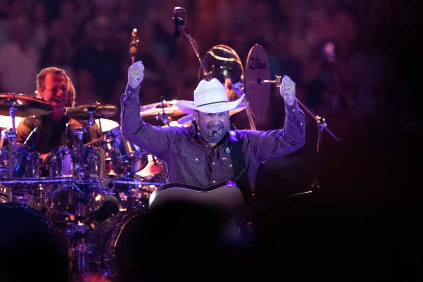 Garth Brooks performs at AT&T Stadium in Arlington, Texas on Saturday, July 30, 2022.