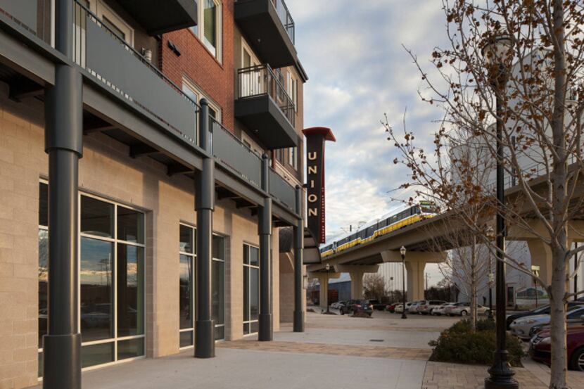 The first phase of the Union at Carrollton Square apartment and retail project in downtown...