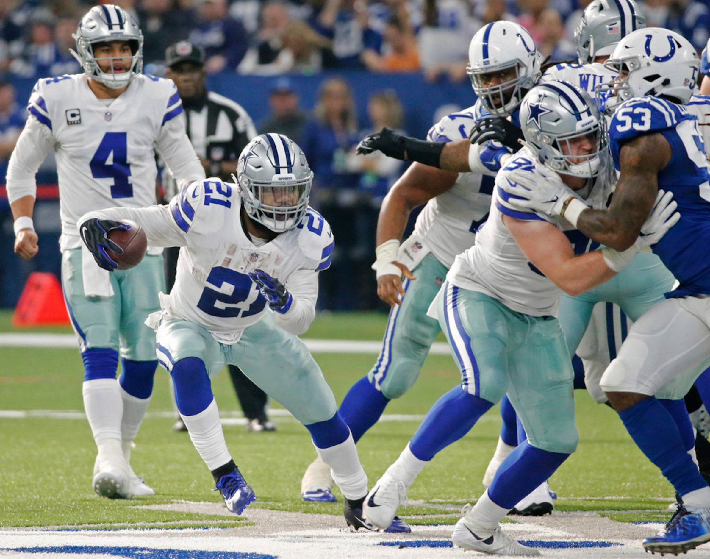 Cowboys RB Ezekiel Elliott talks Todd Gurley, not limiting team goals to an  NFC Championship Game appearance