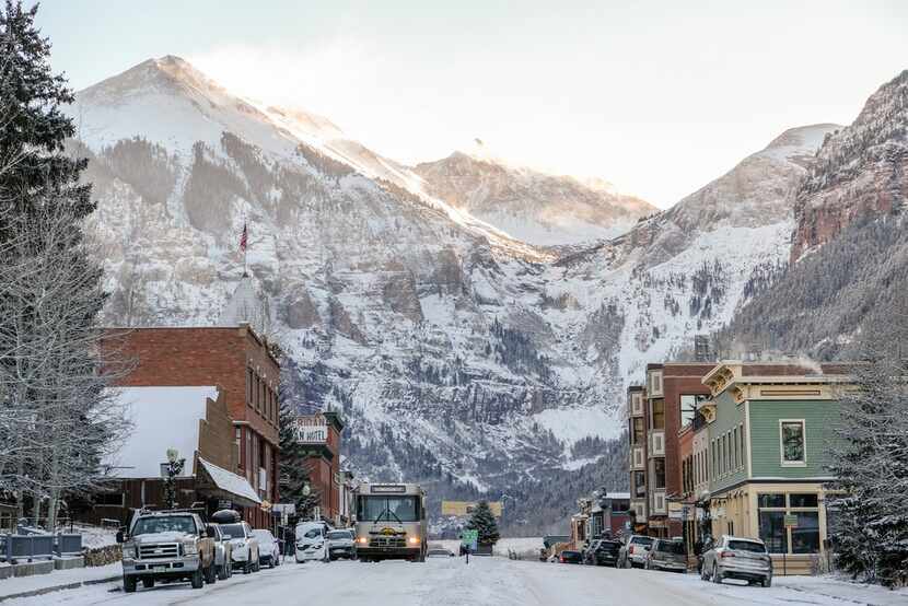 Telluride is one of two fun towns in the Telluride ski region, along with Mountain Village.