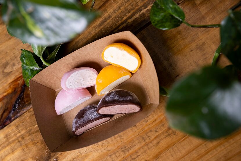 Coco Shrimp also sells mochi ice cream for dessert.