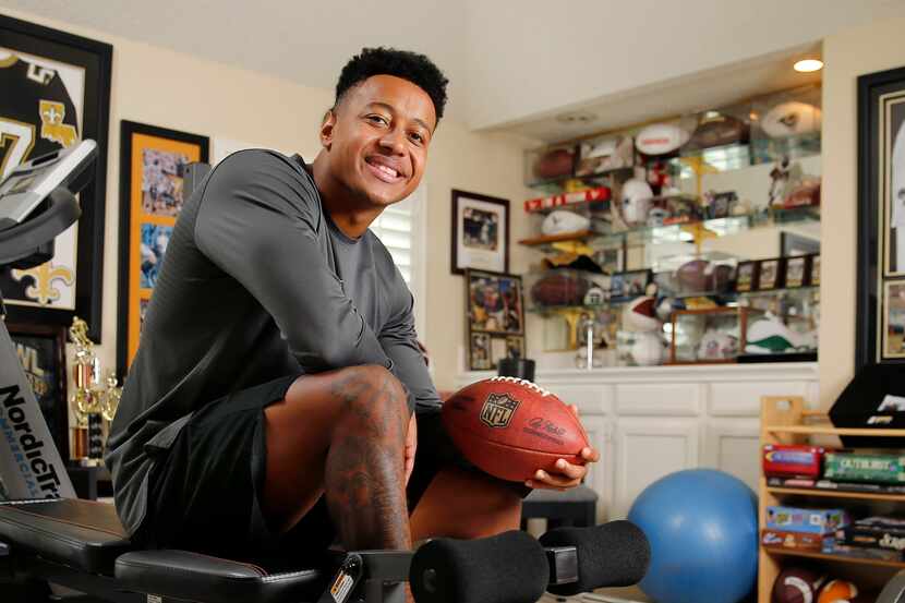 NFL Draft prospect Reid Harrison-Ducross, a Boise State football player who transferred to...