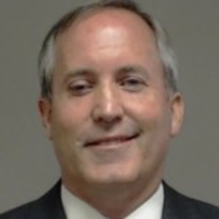  Mug shot of Attorney General Ken Paxton from the Collin County Jail on Aug. 3, 2015.