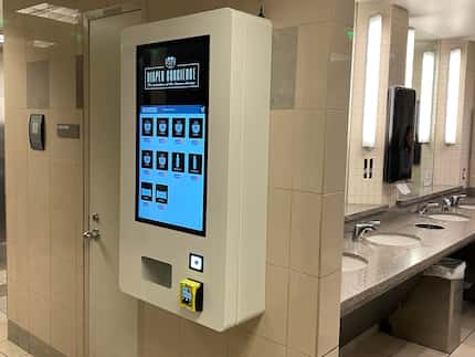 Dallas-based Diaper Concierge has just installed diaper vending machines in both the men's...