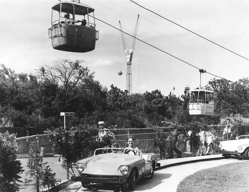 The Happy Motoring Speedway was a popular attraction at Six Flags as Patrons could slip...