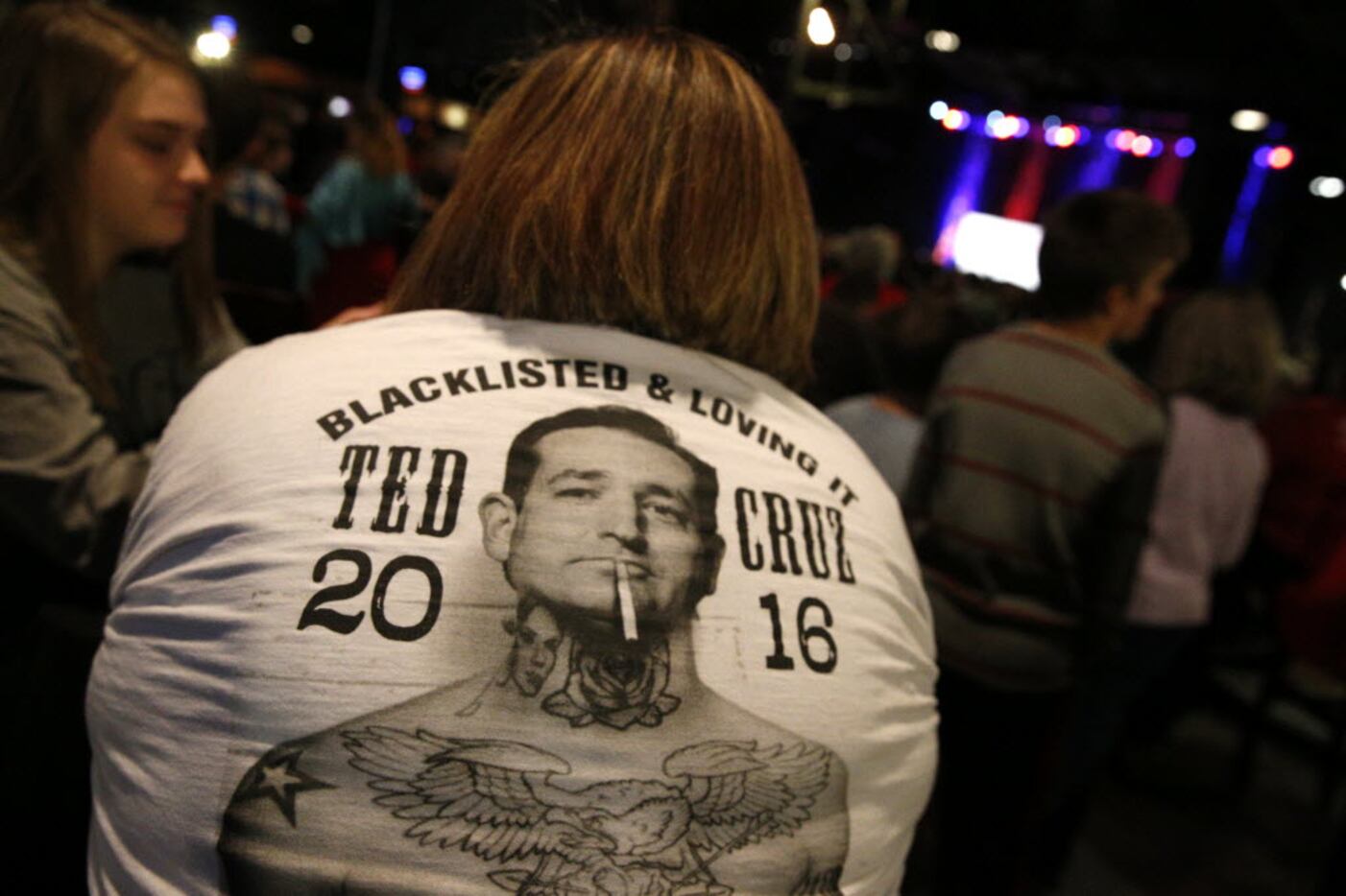 Shirts like this one, from Ted Cruz's presidential run in 2016, are fine to wear to rallies...